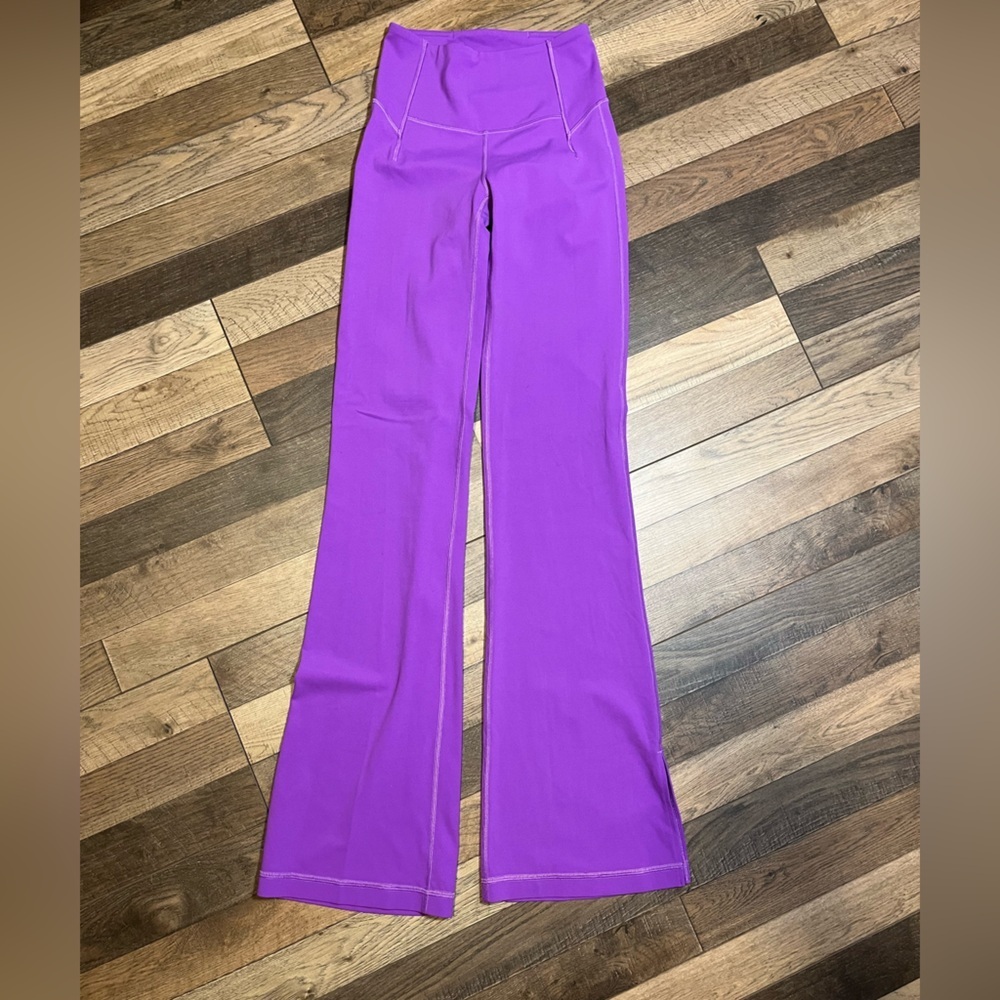 lululemon athletica Bright Purple Flared Leggings